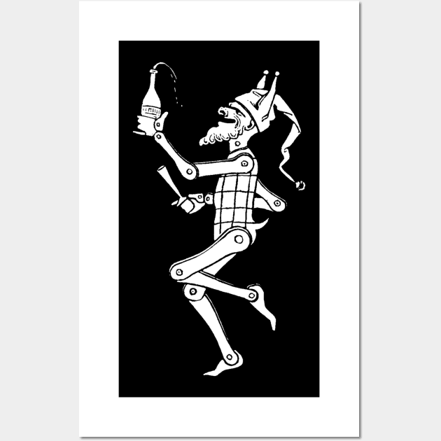 Drinking Jester Wall Art by metaphysical